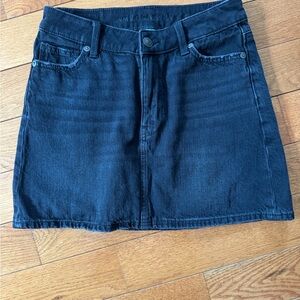 American Eagle Outfitters Dark Blue Denim Mini Skirt